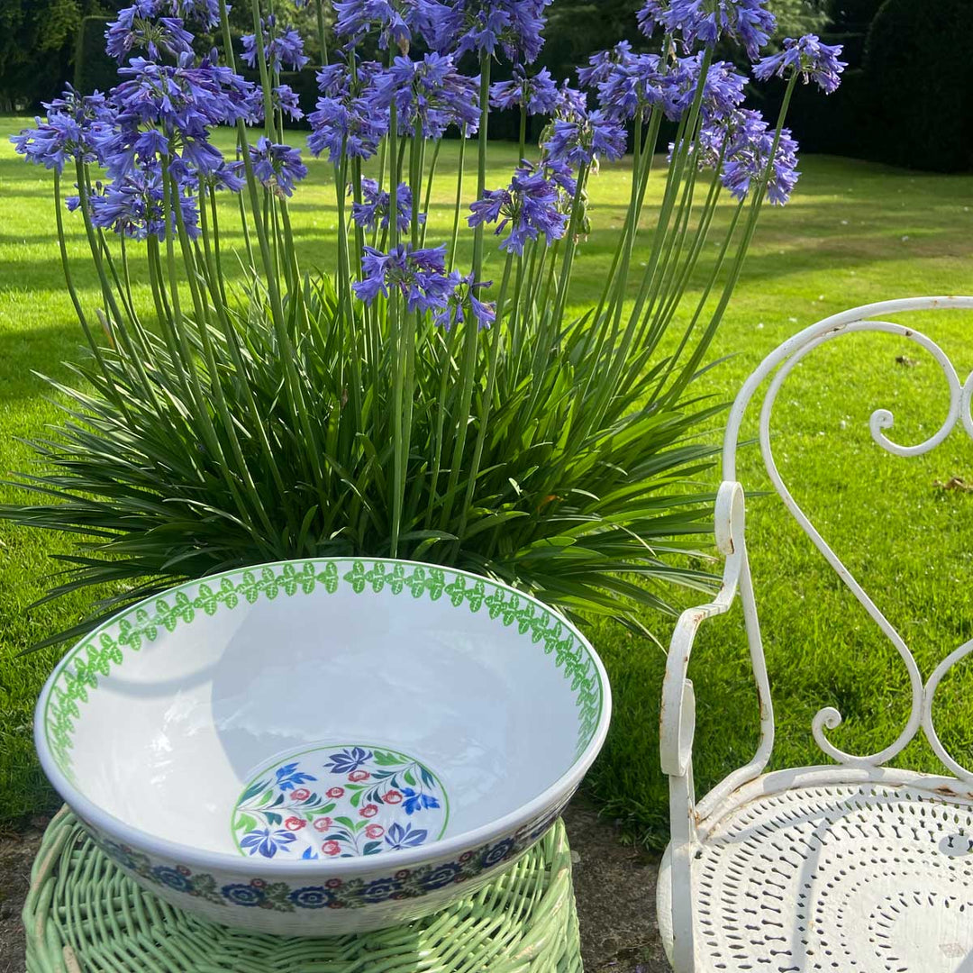 The Glenlonan Melamine Salad & Fruit Bowl